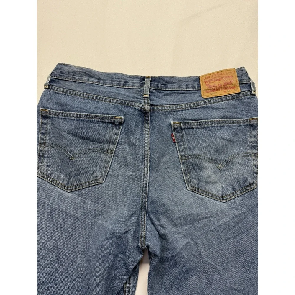 Levis 550 90s‎ Jeans 36x30 Straight Leg Blue denim Casual Medium Wash Pant